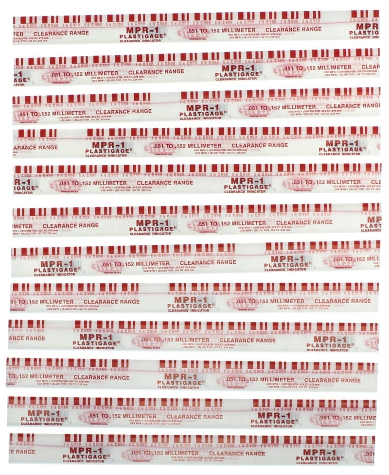 Clevite — Clevite Plastigage Red Plastigage - 12 Pack