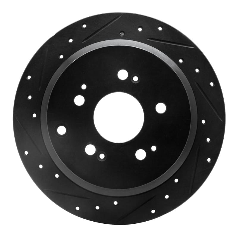 R1 Concepts — R1 05-10 Honda Odyssey Rear Left Drilled & Slotted Black Brake Rotor
R1 Brake Rotor Drill
