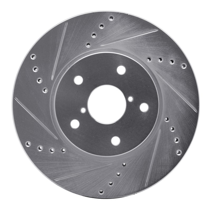 R1 Concepts — R1 15-19 Subaru Legacy Front Left Drilled & Slotted Silver Brake Rotor
R1 Brake Rotor Drill