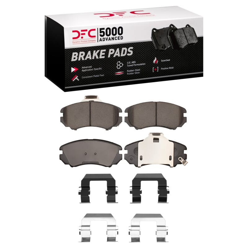 DFC — DFC 02-13 Hyundai Tucson Front 5000 Advanced Ceramic Brake Pads and Hardware Kit
DFC Brake Pad Set