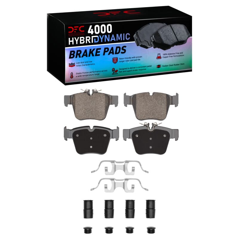 DFC — DFC 16-23 Mercedes-Benz GLC300 Rear 4000 HybriDynamic Brake Pads and Hardware Kit
DFC Brake Pad Set