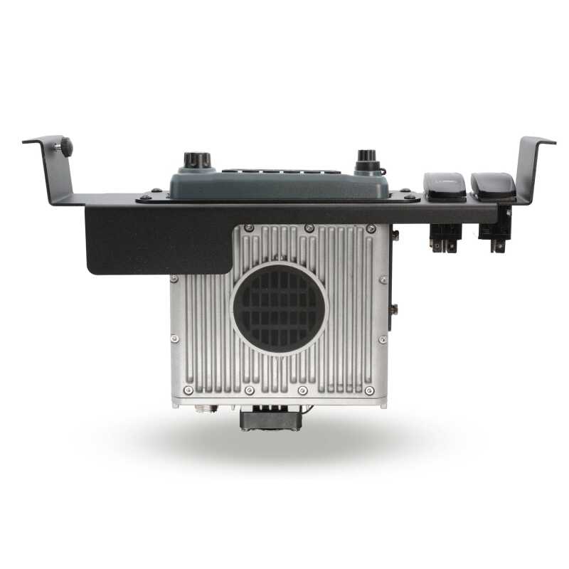Rugged Radios — Rugged Radios Center Console Radio Mount for Ford Chevy GMC and Ram TRX Trucks Icom F5021
