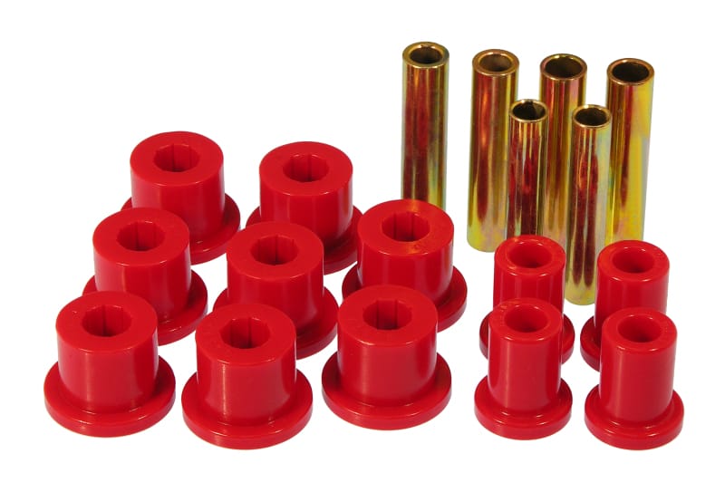 Prothane — Prothane 67-70 GM 4wd Front Spring & Shackle Bushings - Red
SPRING/SHACKLE BUSH