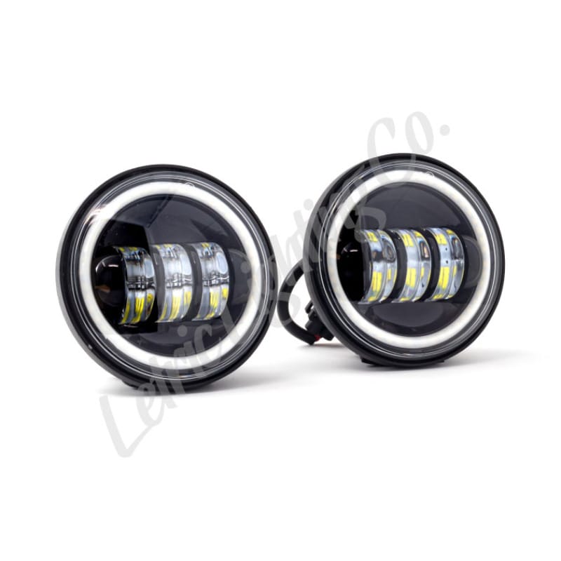 Letric Lighting — Letric Lighting 4.5in Passing Lamps W/Halo Blk