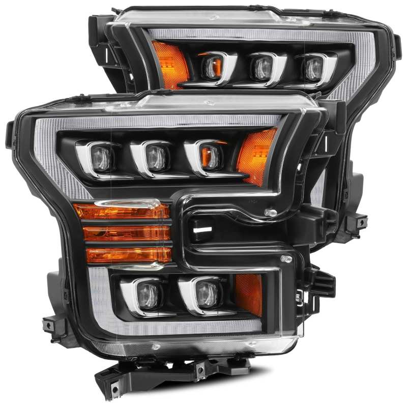AlphaRex — AlphaRex 17-20 Ford Raptor NOVA LED Proj Headlights Plank Style Matte Black w/Activ Light/Seq Signal
Projector Headlights