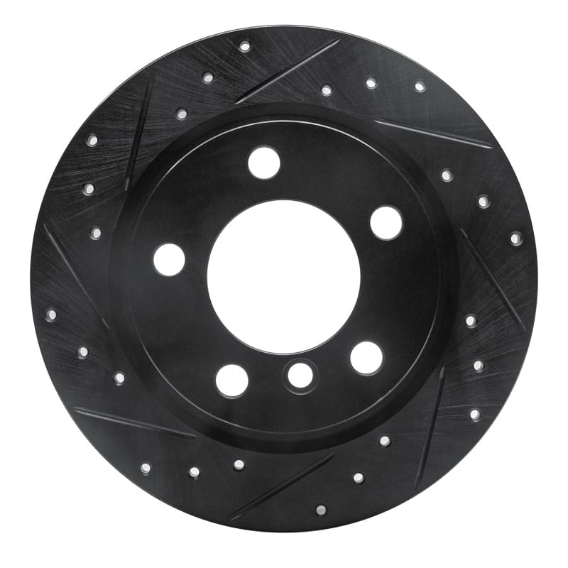 R1 Concepts — R1 11-16 Mini Cooper Paceman Rear Left Drilled & Slotted Black Brake Rotor
R1 Brake Rotor Drill