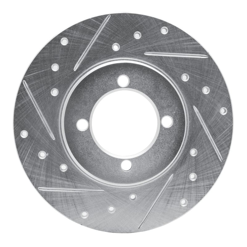 R1 Concepts — R1 74-87 Dodge COLT Front Left Drilled & Slotted Silver Brake Rotor
R1 Brake Rotor Drill