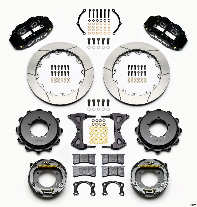 Wilwood — Wilwood Narrow Superlite 4R Rear Kit 12.88in Speedway Eng Floater w/ New Style End
BRAKE KIT