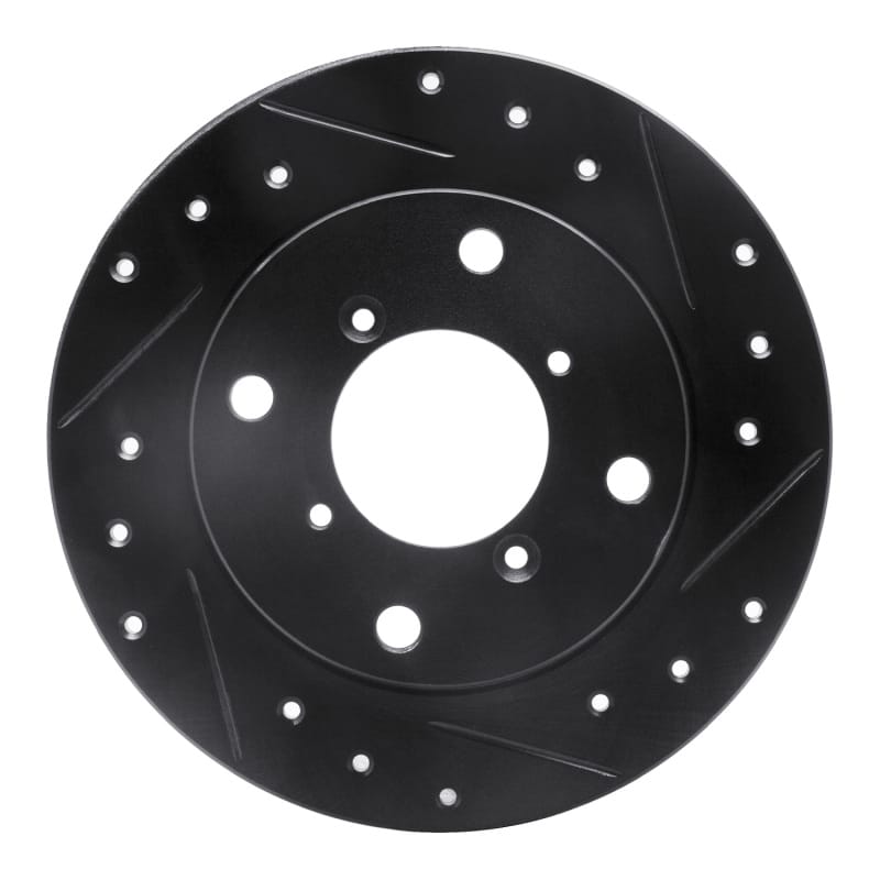 R1 Concepts — R1 89-94 Suzuki Swift Rear Right Drilled & Slotted Black Brake Rotor
R1 Brake Rotor Drill