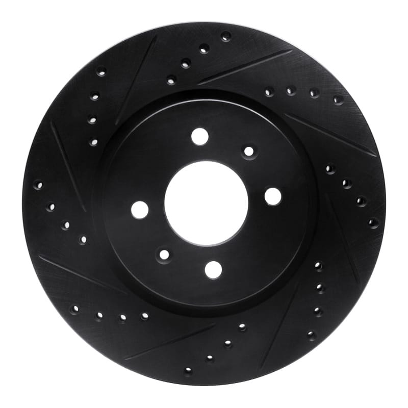 R1 Concepts — R1 12-23 Hyundai Accent Front Left Drilled & Slotted Black Brake Rotor
R1 Brake Rotor Drill