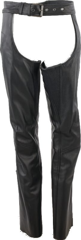 Kuryakyn — Kuryakyn Leather By River Road Plains Leather Chaps Black Womens - Small
