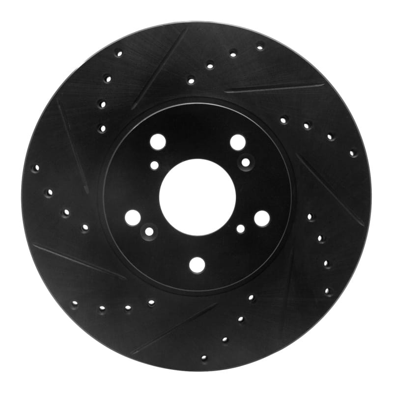 R1 Concepts — R1 04-14 Acura TSX Front Left Drilled & Slotted Black Brake Rotor
R1 Brake Rotor Drill