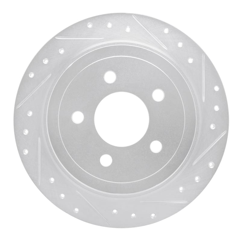R1 Concepts — R1 03-05 Ford Explorer Sport Rear Right Drilled & Slotted Silver Brake Rotor
R1 Brake Rotor Drill