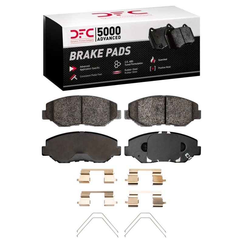 DFC — DFC 13-14 Honda Fit (USA/Canada) Front 5000 Advanced Ceramic Brake Pads and Hardware Kit
DFC Brake Pad Set