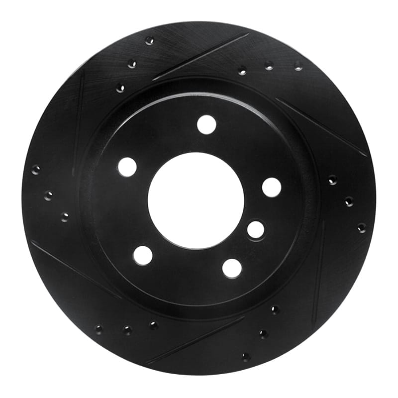 R1 Concepts — R1 99-06 BMW 323I Rear Left Drilled & Slotted Black Brake Rotor
R1 Brake Rotor Drill