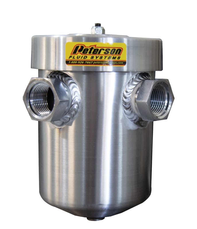Peterson Fluid Systems — Peterson Fluid Systems Breather Can -12AN Ports