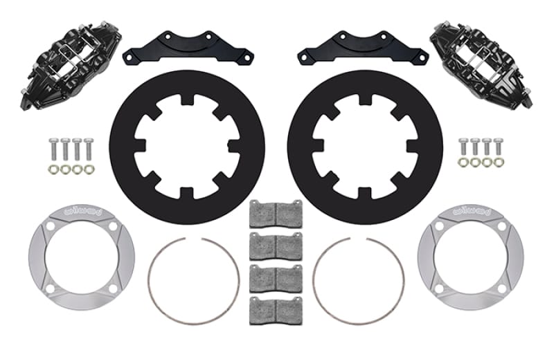 Wilwood — Wilwood 2014+ Polaris RZR XP 1000 Rear Kit 11.25in - Black