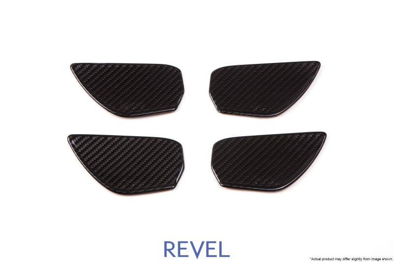 Revel — Revel GT Dry Carbon Door Trim Inner Handles (FL/FR/RL/RR) 16-18 Honda Civic - 4 Pieces