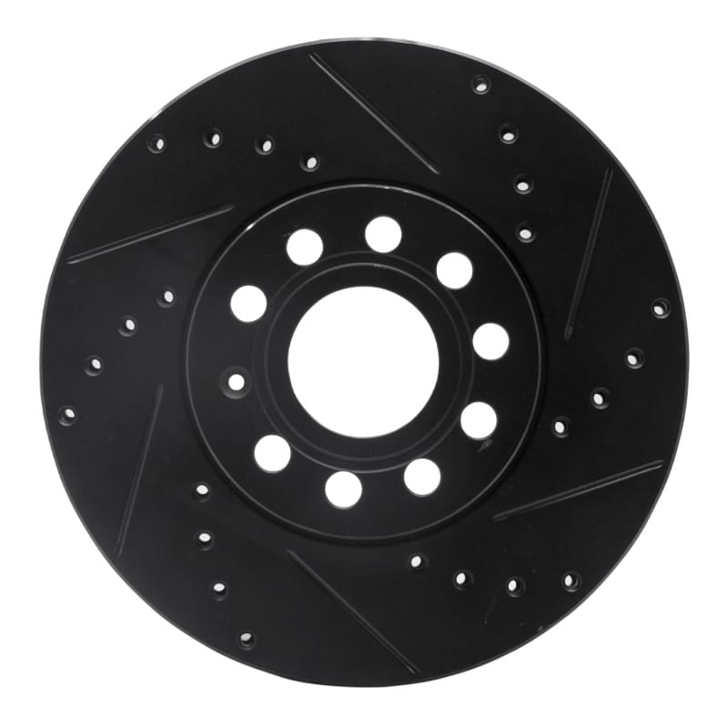 R1 Concepts — R1 05-25 Audi A3 (Mexico) Front Right Drilled & Slotted Black Brake Rotor
R1 Brake Rotor Drill