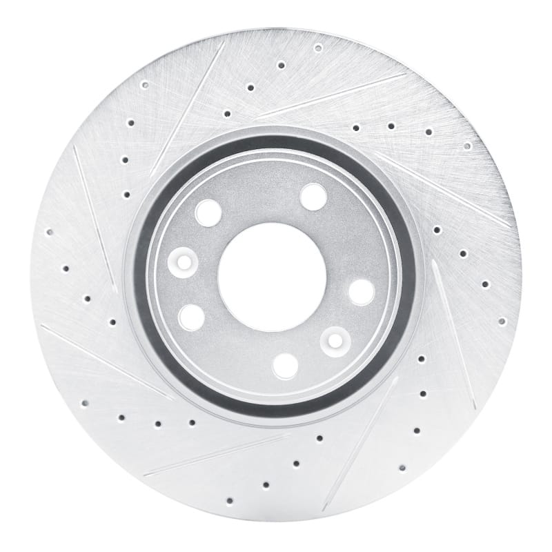 R1 Concepts — R1 10-17 Renault SAFRANE (Mexico) Front Left Drilled & Slotted Silver Brake Rotor
R1 Brake Rotor Drill