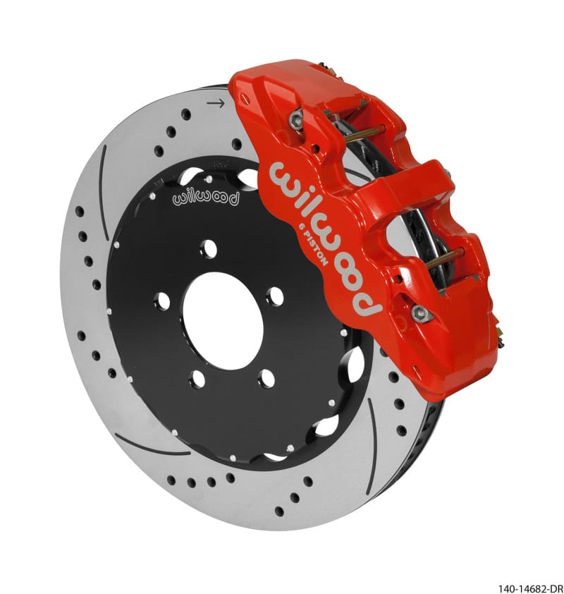 Wilwood — Wilwood AERO6 Front Big Brake Kit 14.00in Red 03-11 Crown Victoria
BRAKE KIT
