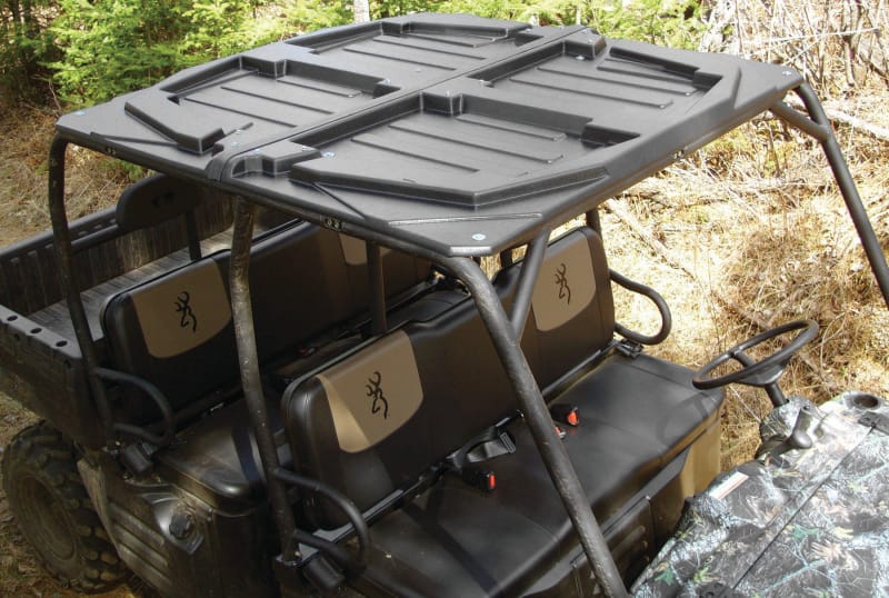 QuadBoss — Roof, 2-Piece with Storage, 59-1/2 in. x 59-1/2 in., Black