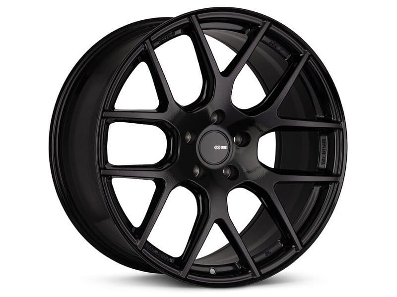 Enkei — Enkei XM-6 18x8 5x120 40mm Offset 72.6mm Bore Gloss Black Wheel