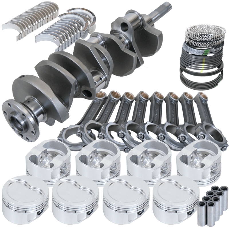 Eagle — Eagle Ford FE 4.125in Crank 6.700in I-Beam Rods Forged 4032 -14cc 4.100in Pistons Rotating Assembly
Street & Strip Assy