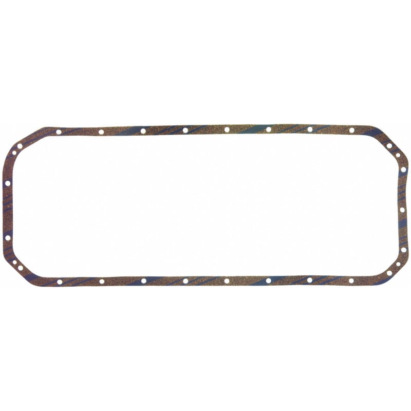 Fel-Pro — Fel-Pro BMW 325i OS 30527 C Engine Oil Pan Gasket Set Blue Stripe cork-rubber