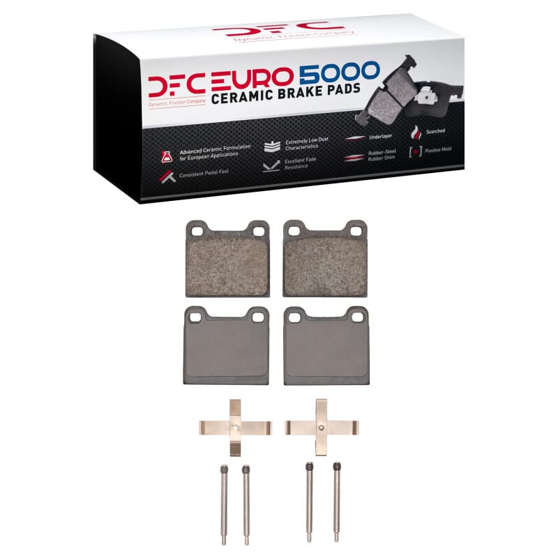 DFC — DFC 67-76 Porsche 912/911/914 Front Euro 5000 Ceramic Brake Pads and Hardware Kit
DFC EURO Pads + HW