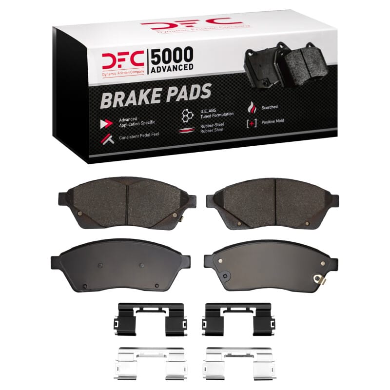 DFC — DFC 10-16 Cadillac SRX Front 5000 Advanced Low Metallic Brake Pads and Hardware Kit
DFC Brake Pad Set