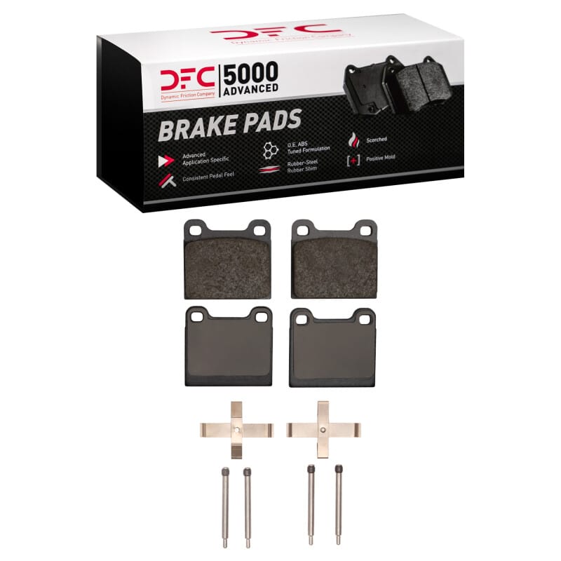 DFC — DFC 67-76 Porsche 912/911/914 Front 5000 Advanced Low Metallic Brake Pads and Hardware Kit
DFC Brake Pad Set