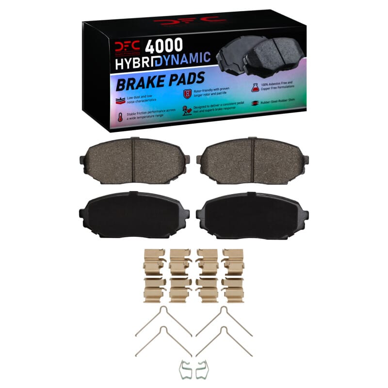 DFC — DFC 90-93 Mazda Miata Front 4000 HybriDynamic Brake Pads and Hardware Kit
DFC Brake Pad Set