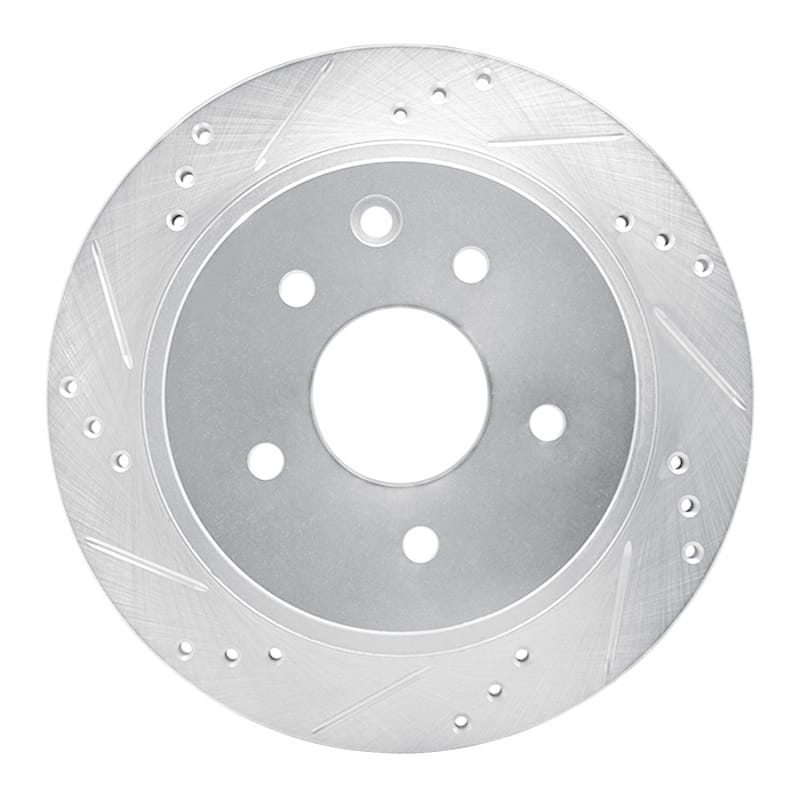 R1 Concepts — R1 02-06 Infiniti M45 Rear Left Drilled & Slotted Silver Brake Rotor
R1 Brake Rotor Drill