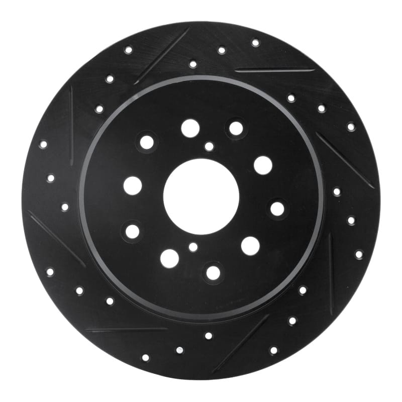 R1 Concepts — R1 98-10 Lexus GS430 Rear Left Drilled & Slotted Black Brake Rotor
R1 Brake Rotor Drill