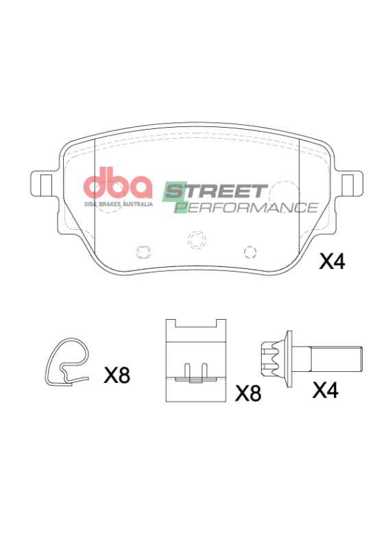 DBA — DBA 2018+ Mercedes-Benz A250 Street Series Rear Brake Pads
Brake Rotor