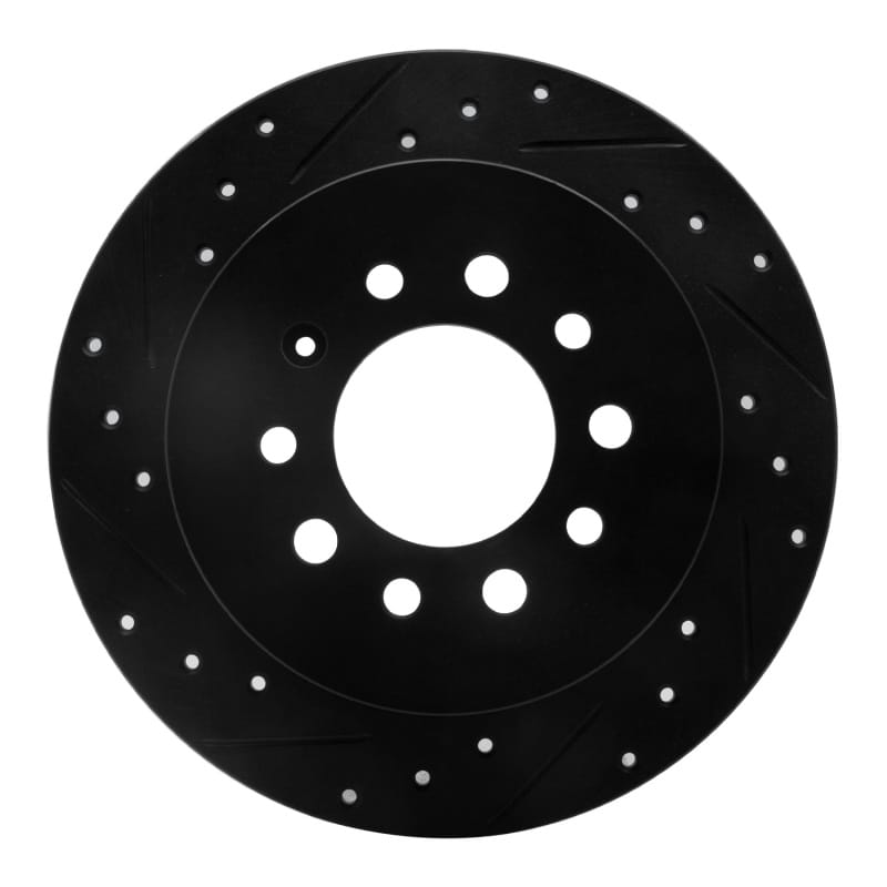 R1 Concepts — R1 07-08 Hyundai Tiburon Rear Left Drilled & Slotted Black Brake Rotor
R1 Brake Rotor Drill