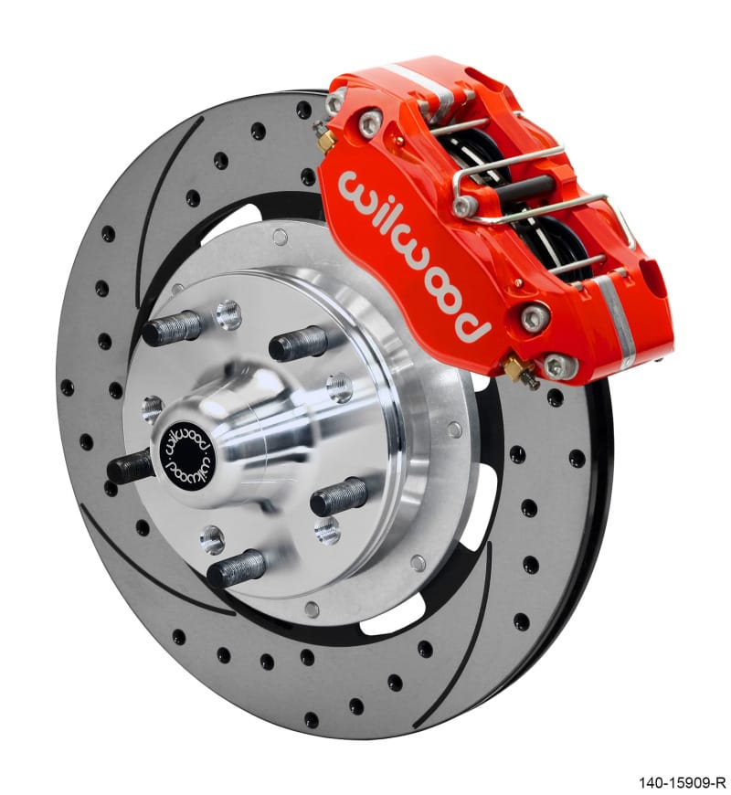 Wilwood — Wilwood Dynapro 4R Front Kit 11.75in SPR Drilled and Slotted Rotors - Red
BRAKE KIT