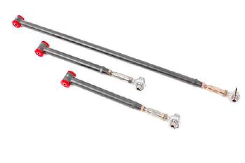 BMR Suspension — BMR 82-02 3rd Gen F-Body On-Car Adj. Rear Suspension Kit Poly/Rod End - Black Hammertone