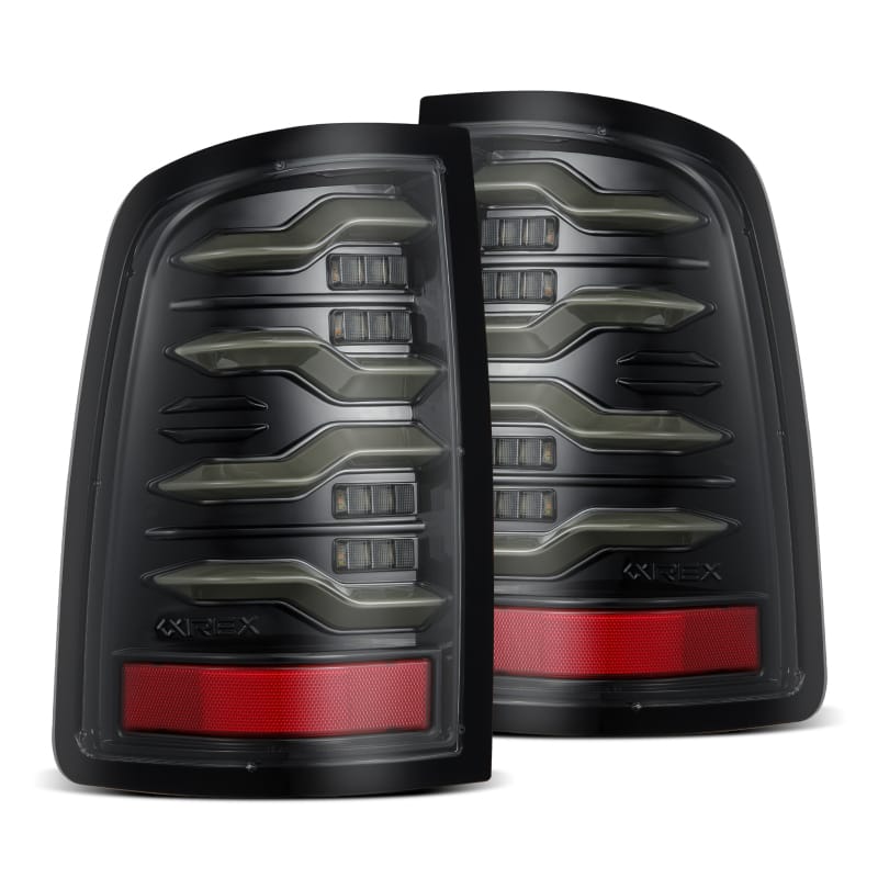 AlphaRex — AlphaRex 09-18 Dodge Ram Luxx-Series LED Tail Lights Alpha-Black w/ Activation Light & Seq. Signal
Taillight Assembly
