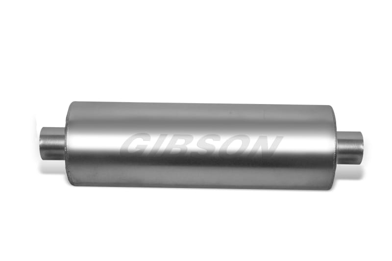 Gibson — Gibson SFT Superflow Center/Center Round Muffler - 8x24in/3.5in Inlet/3.5in Outlet - Stainless
Muffler