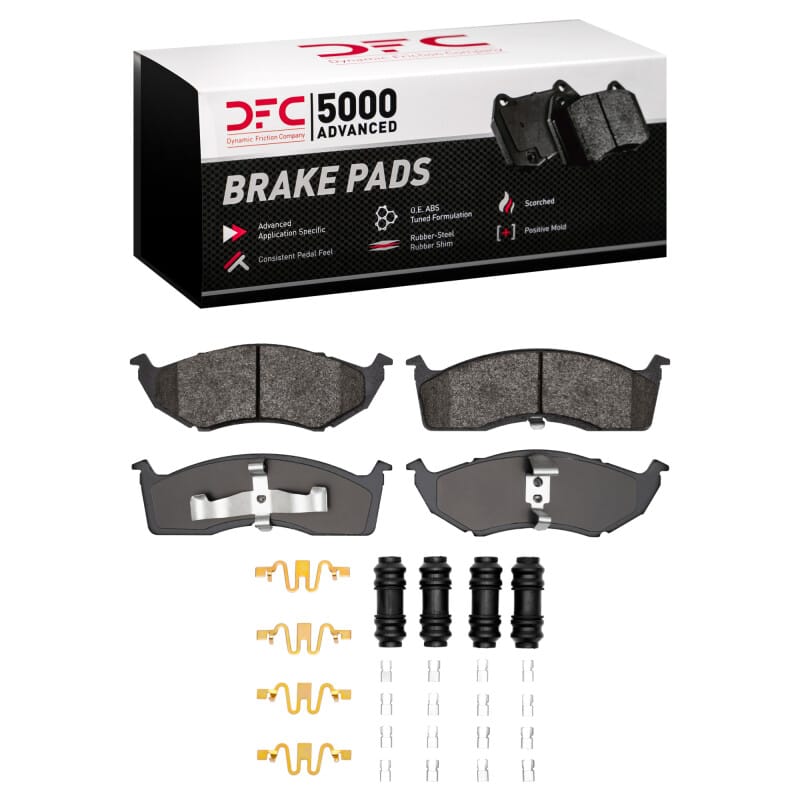 DFC — DFC 99-04 Chrysler 300M Front 5000 Advanced Semi Metallic Brake Pads and Hardware Kit
DFC Brake Pad Set