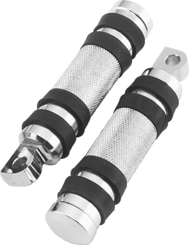 Bikers Choice — Knurled Footpegs Chrome-Plated