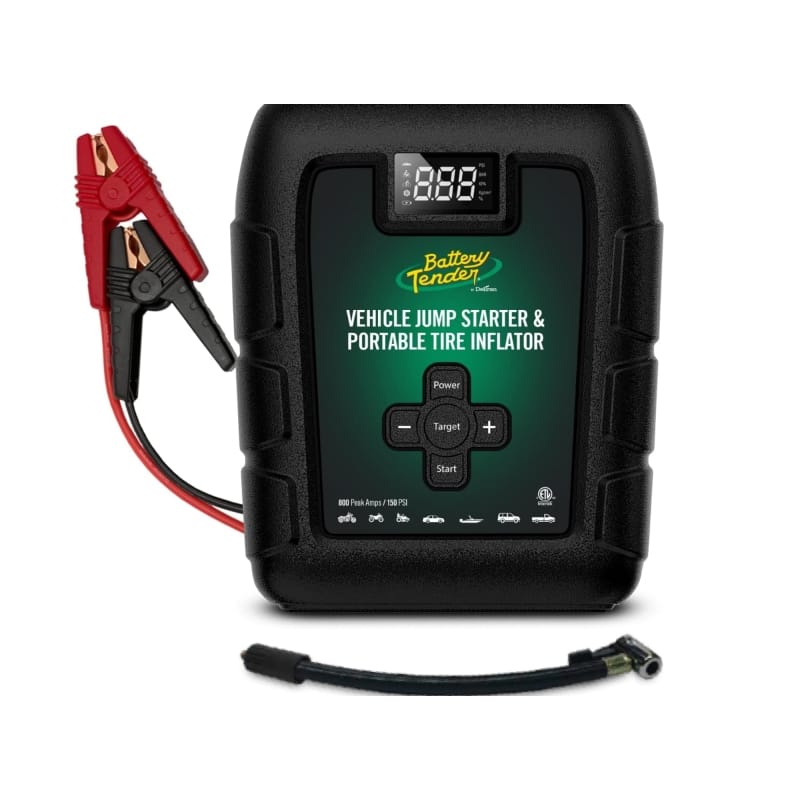 Battery Tender — Battery Tender 800A Jump Starter 7200mAh Power Pack & 140 PSI Tire Inflator