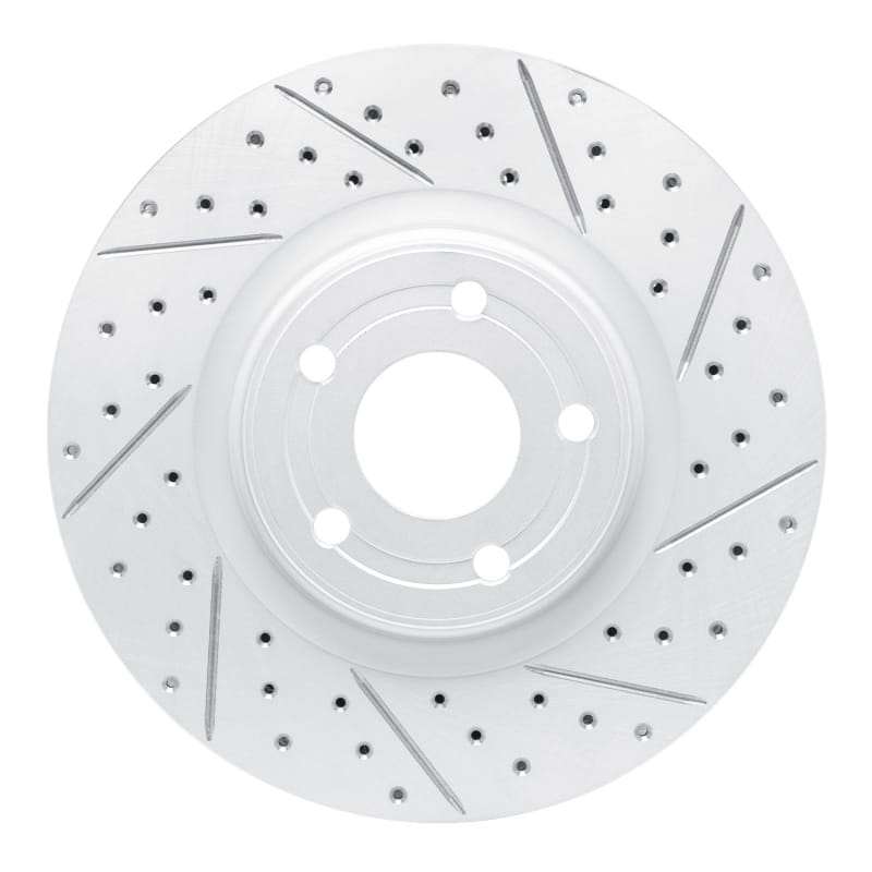 R1 Concepts — R1 20-26 Ford Escape Front Right Drilled & Slotted Geo-Carbon Rotor
