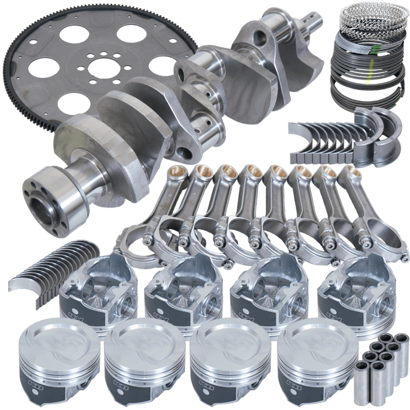 Eagle — Eagle Chevy 350 1Pc 3.750in Crank 5.700in I-Beam Rod 4.000in Pistons 153 Tooth FP Balanced Assembly
Bal Str & Strip Assy