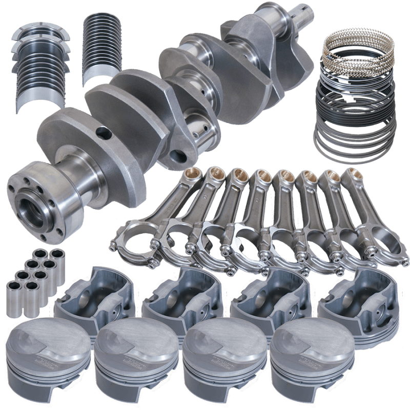 Eagle — Eagle Chevy 454 1Pc 4.250in Crank 6.385in I-Beam Rods 18cc Dome 4.310in Pistons Rotating Assembly
Street & Strip Assy