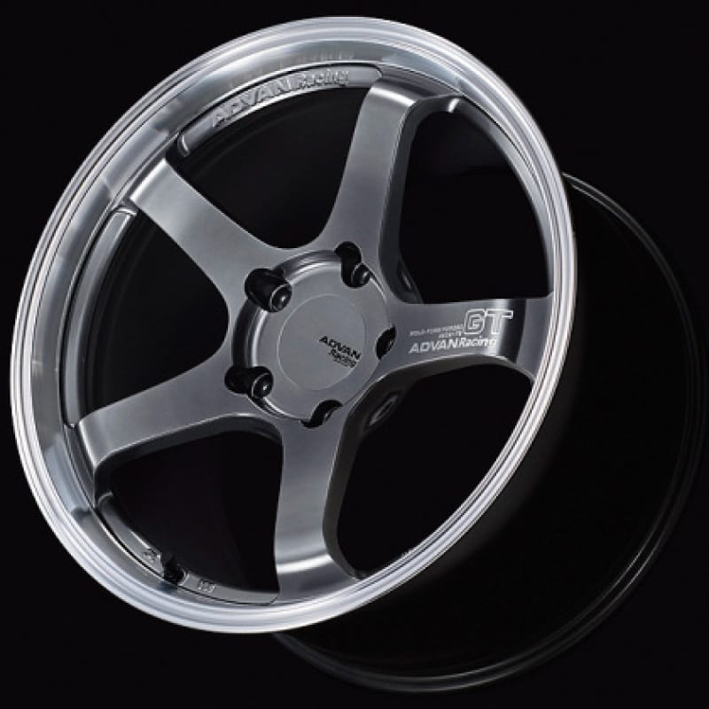 Advan — Advan GT Premium 21x9.5 +40 5x114.3 Machining and Hyper Platinum Black Wheel
