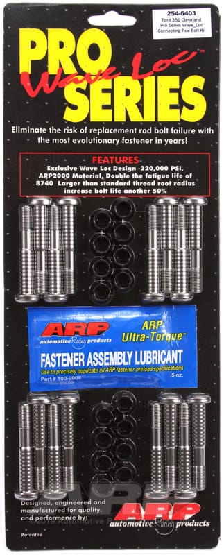 ARP — ARP SB Ford 351C Wave-Loc Rod Bolt Kit
