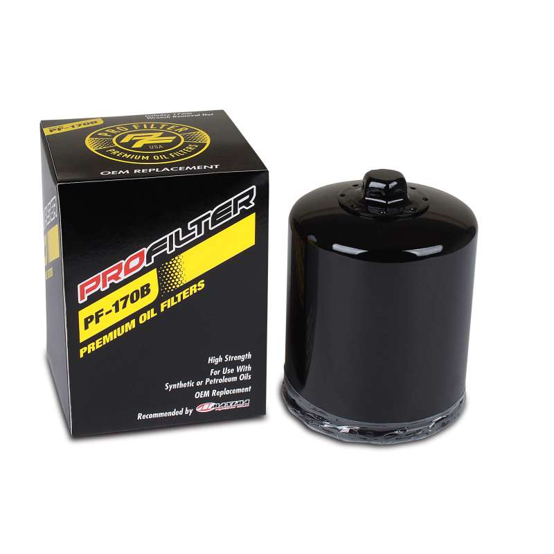 ProFilter — ProFilter Harley Spin-On Black Various Performance Oil Filter - Single